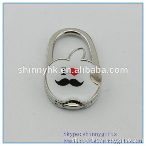 new design fashion hot sale cheapest high quality apple bag hooks